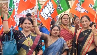 Photo of मां का अपमान “आक्रोश रैली,…बीटीआई ग्राउंड रायपुर। बिहार में कांग्रेस और आर.जे.डी. की रैली में मोदी जी की मां के अपमान पर भाजपा महिला मोर्चा छग.द्वारा कांग्रेस कार्यालय घेराव”